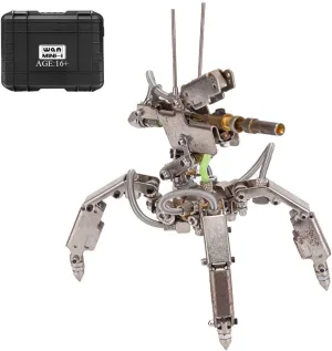 Teaser 3D Puzzle for Adults Teen, 1300 PCS Helixsun 3D Metal Puzzles Mecha Model Kits, XIA-A Future Mech Model Building Kits particular nostalgia cost locomotor interaction with Articulated Joints Lights, DIY Brain 