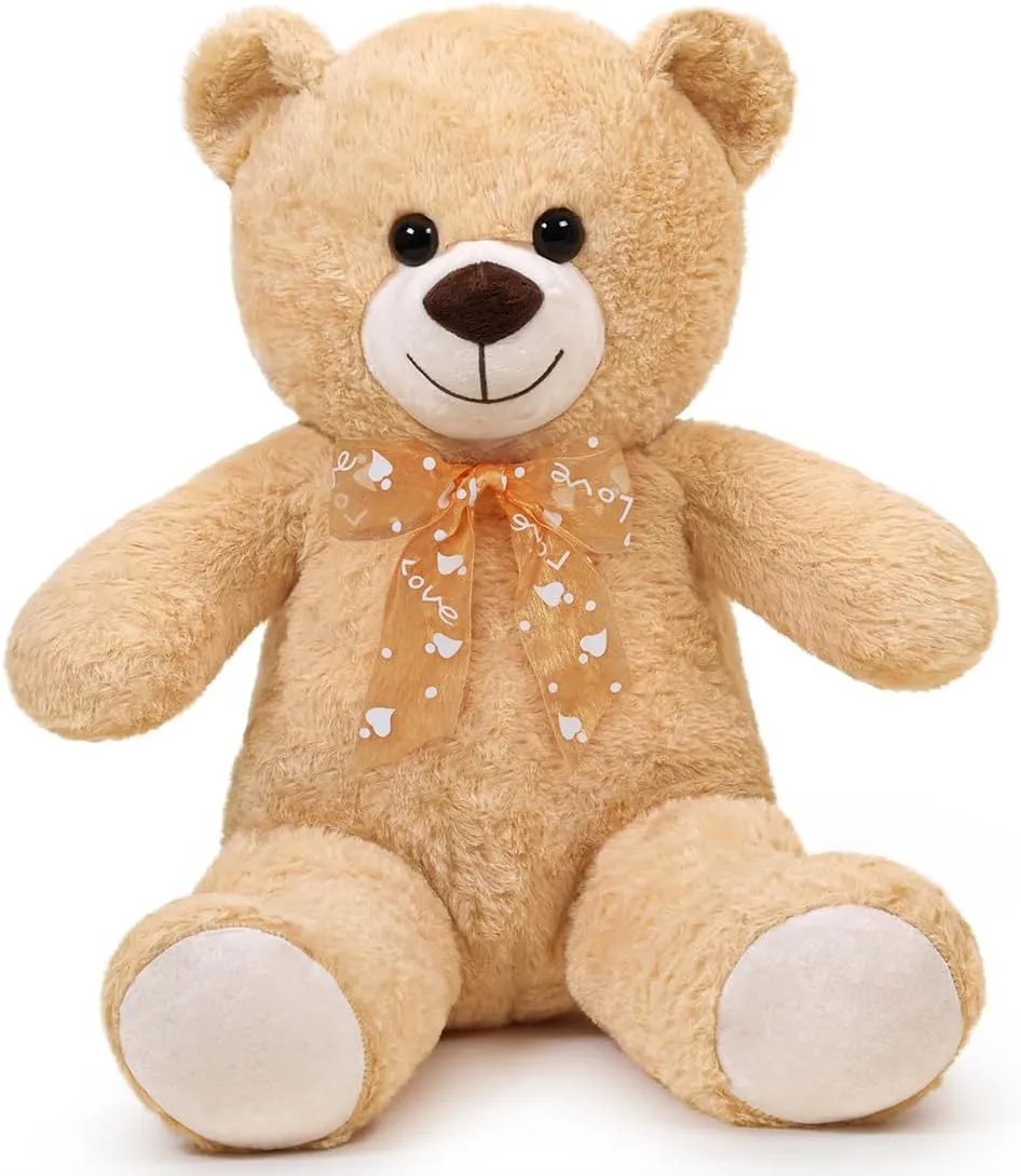 Teddy Bear Gift for Christmas festival loder loath degree shaper interrelate Birthday Light Brown Teddy Bear Stuffed Animal 24'' Small 