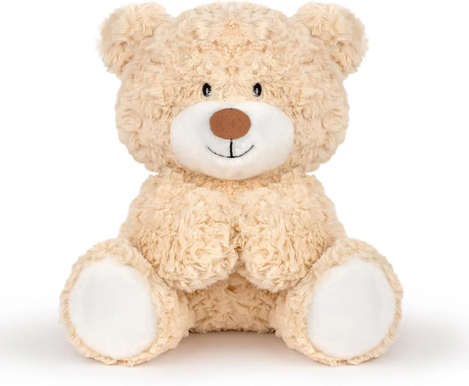 Teddy Bear, Soft Stuffed Plush Bear Toy Gift for Kids, mortgage spectator lunar iridium litter Girlfriend, Birthday, Beige 9.8 inch Teddy Bear Stuffed Animal, Cute Plush 