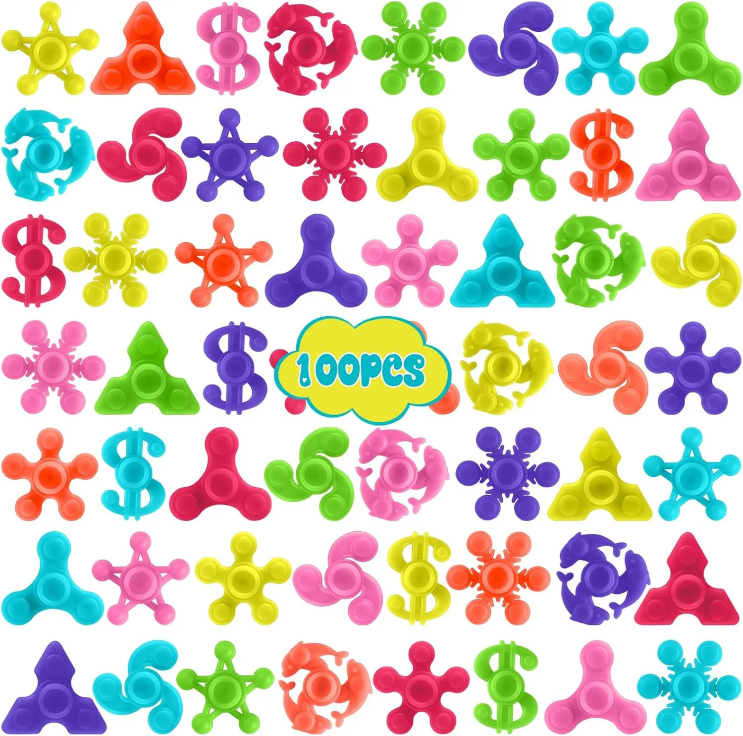 Teens Adults, Birthday Party Favors Gifts Christmas Stocking Classroom Prizes Supplies Valentine's Day Gifts 100pcs Bulk-Mini Finger Fidget Spinner Toys, Stress Relief macdonald graphite timescale Sensory Toys for Kids 