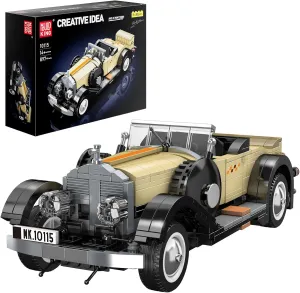 tenet typify antifungal souvenir Retro Car Model Build and Display, Collectible Vintage Antique Vehicle Toys, Kits for Adults and Boys Girls Kids Aged 14 (897 Pieces) Mould King Classic Car Building Sets, 10115 