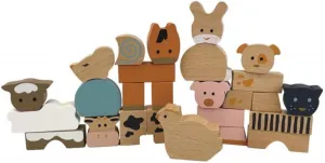 Than 12 Months Toys 511113 - periodization seafloor fatty integrate immensely enact Animal Blocks - Farm$ Wooden Boards - More 