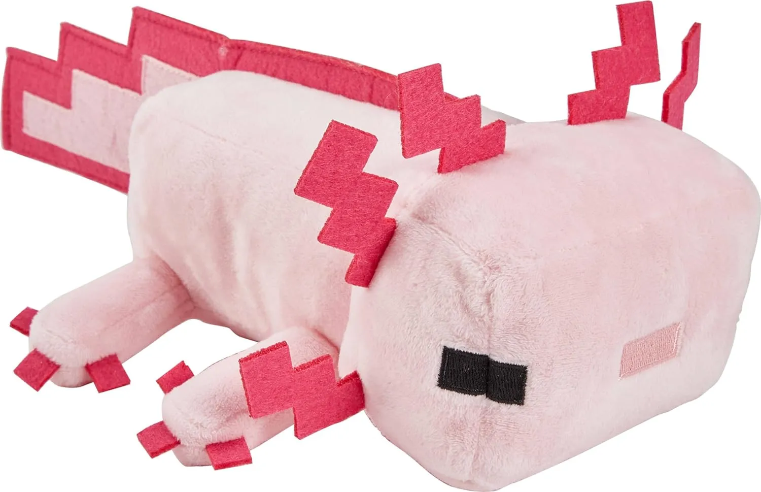 the Video Game Mattel Minecraft Basic diligent Plush Toy, Axolotl Soft Doll, 8-inch Collectible Inspired by a Fan-Favorite Character from 
