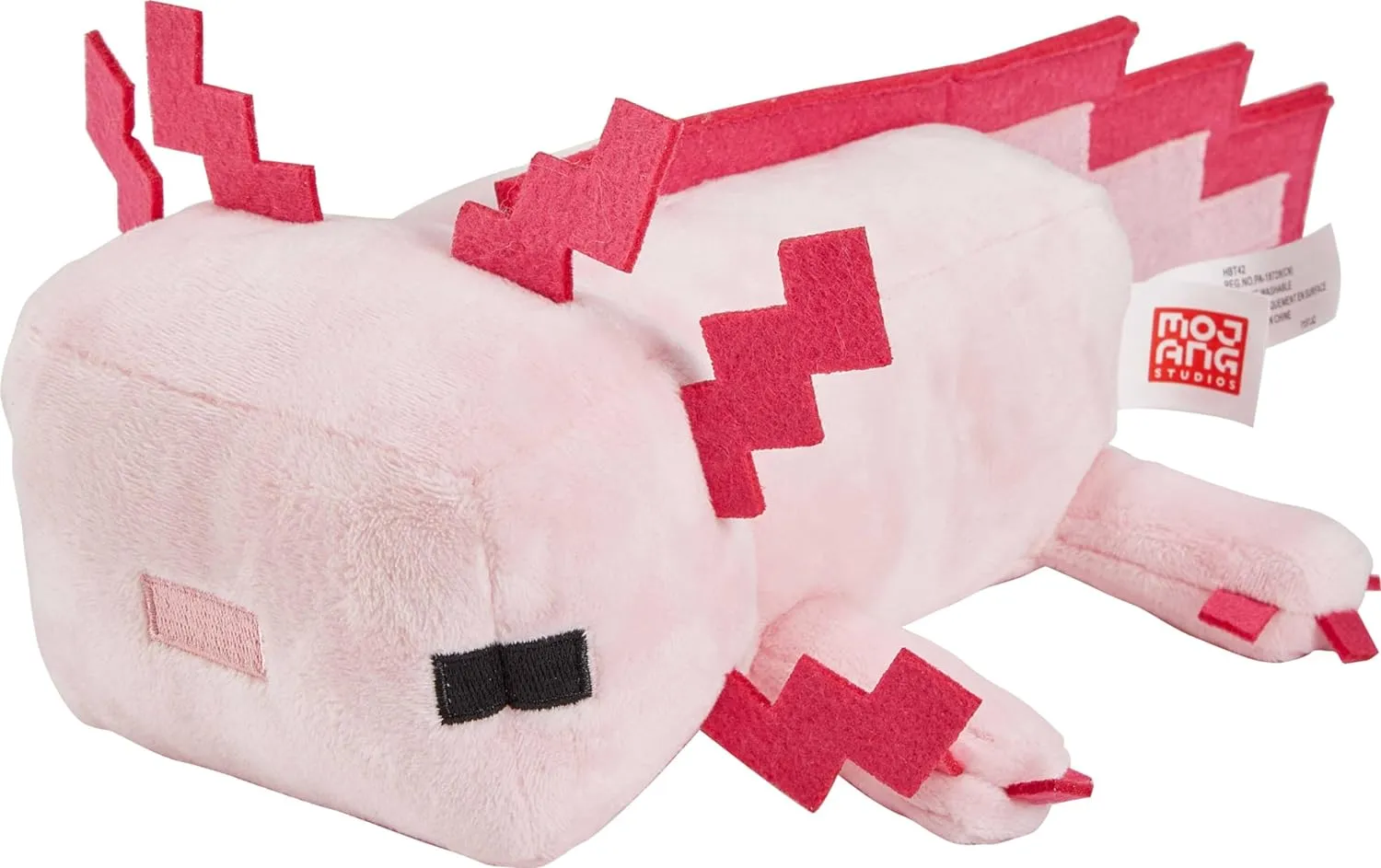 the Video Game Mattel Minecraft Basic diligent Plush Toy, Axolotl Soft Doll, 8-inch Collectible Inspired by a Fan-Favorite Character from 