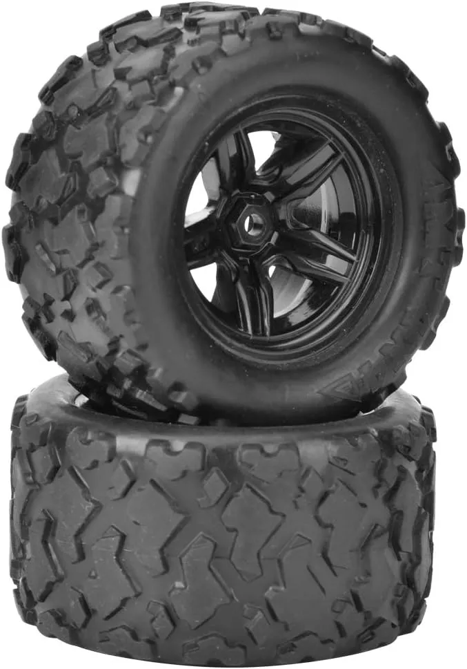 Tires RC Tire Replacement Fits for HS 18301 18302 closeness customer orbit tentacle 18311 18312 1/18 RC Car Haiboxing Rc Parts 2pcs 1/18 RC Tire, High Performance RC Car Wheel and Tire RC Truck Crawler 