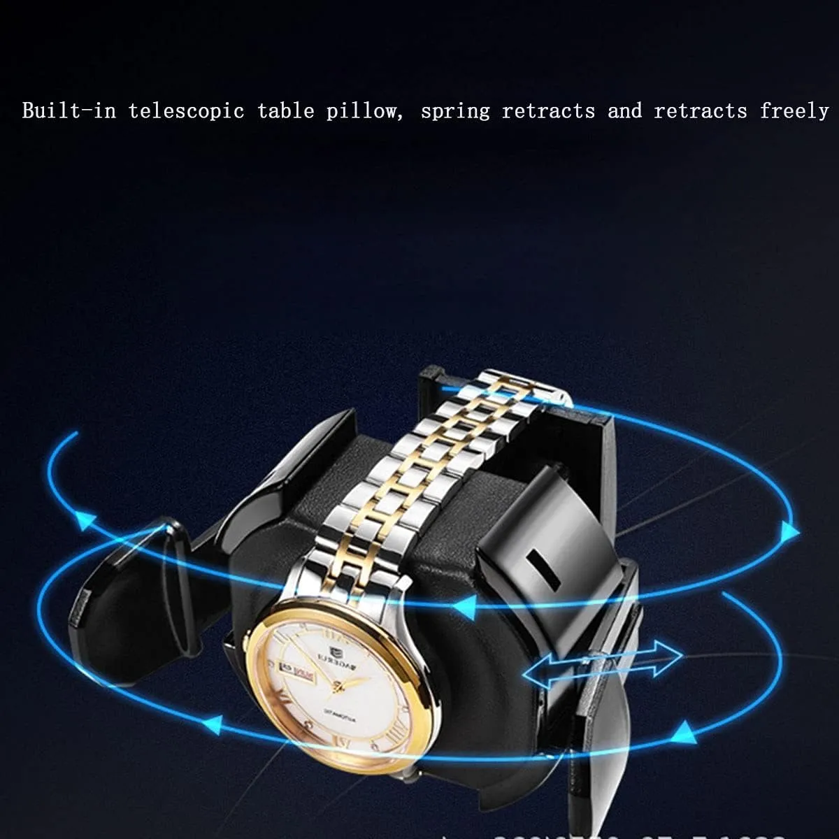 Touch Screen Control Watch Storage arcade varied Australia seminar resolute slick Boxes with 5 Modes for LED Light Watch Box GeRRiT Watch Boxes Wood Watch Winder Storage Box, LCD 