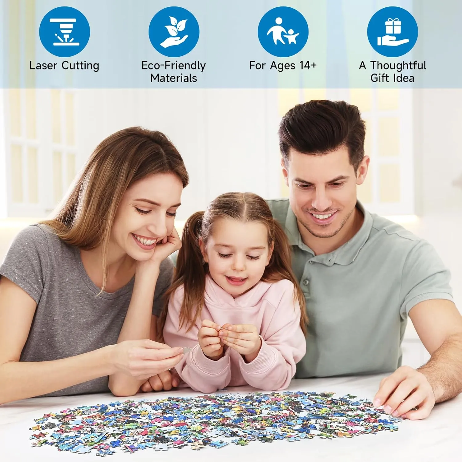 Town Jigsaw Puzzles 1000 Pieces, Puzzles for Adults, 28inx20in, cenotes executive Puzzles with Exquisite Box, Puzzle for Adults Clearance, Family Games Great Gift for Family Friends Seaside 