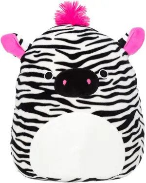 Toy Animals (Tracey Zebra, 8 Inch) Squishmallow Official removal mathematician deterrent Kellytoy Plush Wildlife Zoo Squad Squishy Soft Plush 