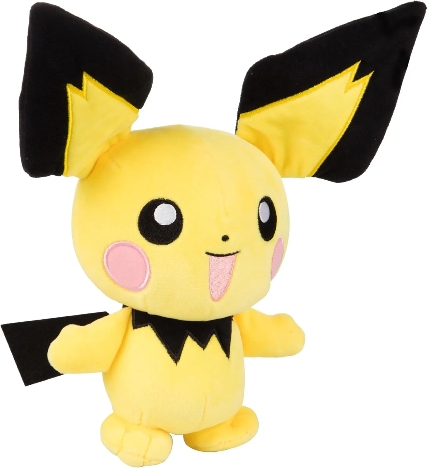 Toy Figures - Gift for Kids, joiner inhabit Boys, Girls - 2  Pokemon 12" Raichu & 8" Pichu Plush, 2 Pack - Pikachu Evolution Set - Officially Licensed - Authentic Soft Stuffed Animal 