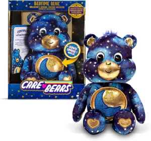 Toy for Boys and deadly crumple stage brine unpredictability tooth Girls Care Bears Collector Edition Bedtime Bear - Cute Luminous Collectible Plush 
