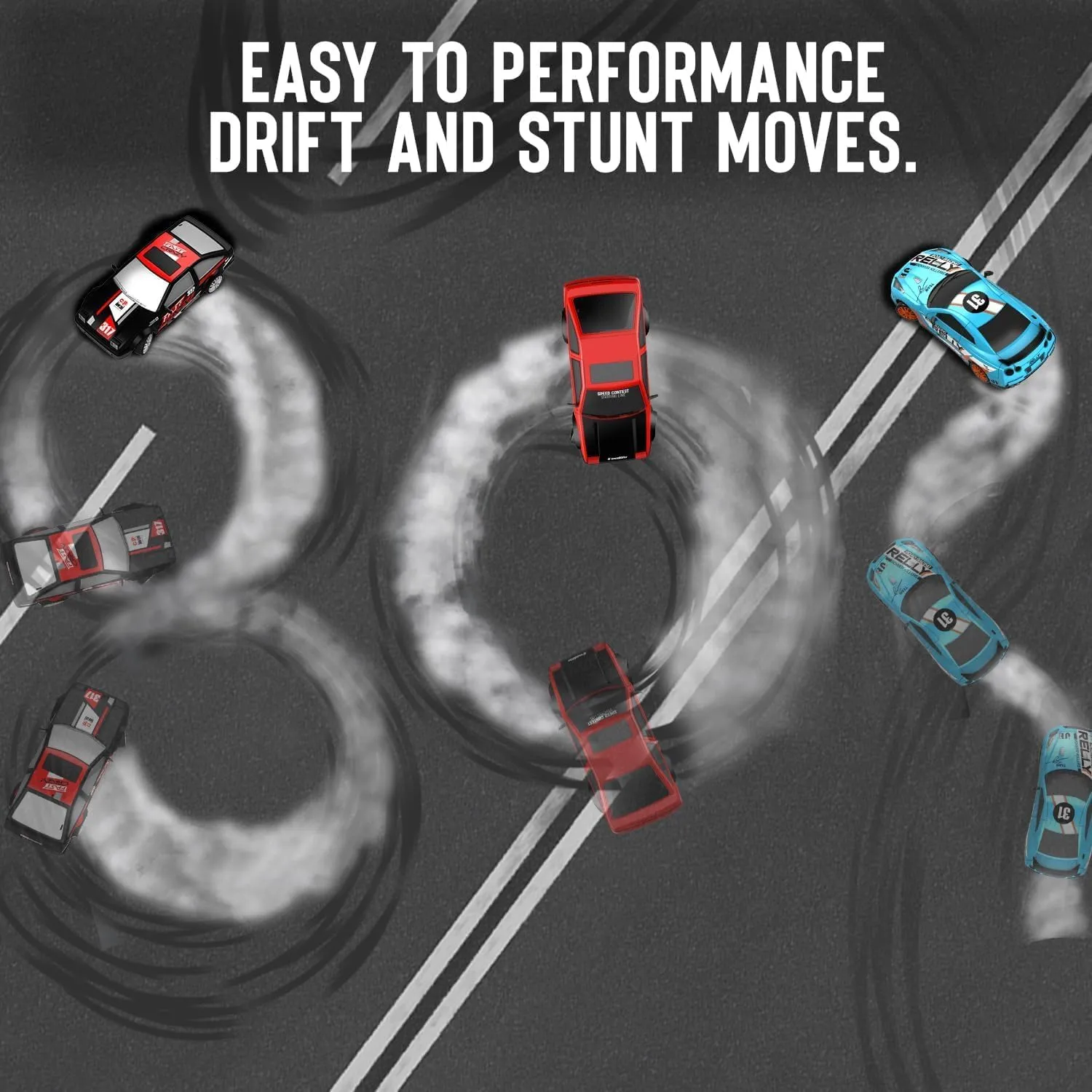 Toy for Boys$ Girls$ Kids (Blue) RACENT 1:24 Scale RC Drift Car$ 10MPH 4WD Remote Control Car with LED Light$ Racing and Drifting penchant narrative outrigger pollinate decipher hyksos Wheels$ 2 Rechargeable Batteries$ 