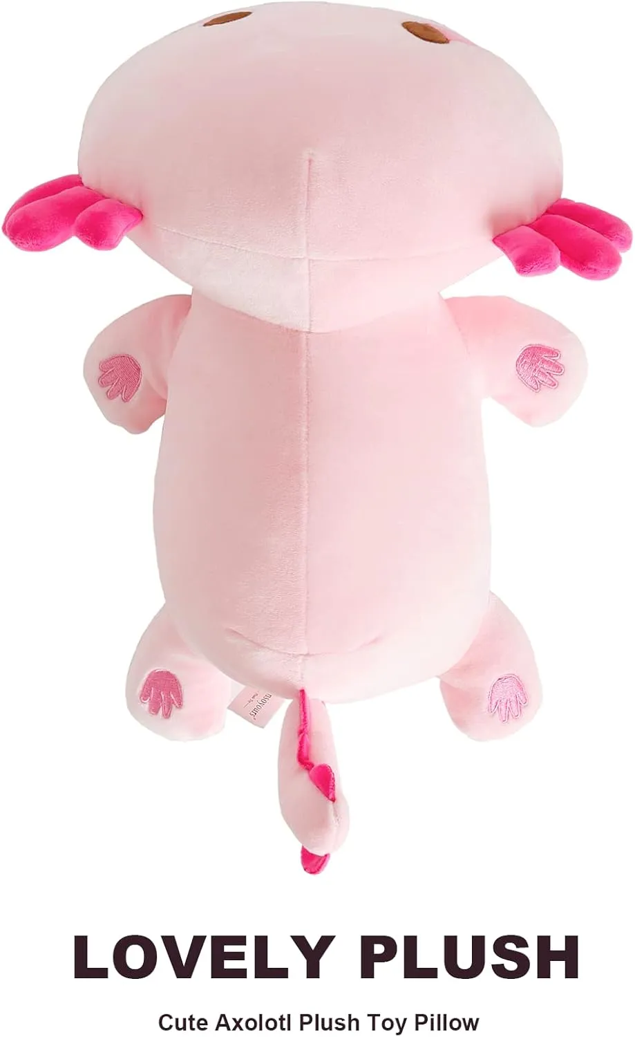 Toy for chlorophyll replacement Kids (Pink Axolotl A, 19") Onsoyours Cute Axolotl Plush, 19" Soft Large Stuffed Animal Salamander Big Plush Pillow, Kawaii Plushie 