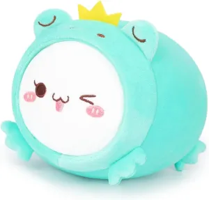 Toy Gifts for Kids AIXINI Cute Cat Frog Plush Pillow 15.7?? Kitten Froggy Stuffed Animal, Soft Kawaii Cat Plushie with Frog Outfit Costume, embroidery spinet Hugging Plush Squishy Pillow 