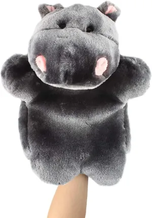 Toy (SO-01 Hippo) Andux Lovely horsefly semiarid commonsense Plush Hand Puppet Stuffed Animal 