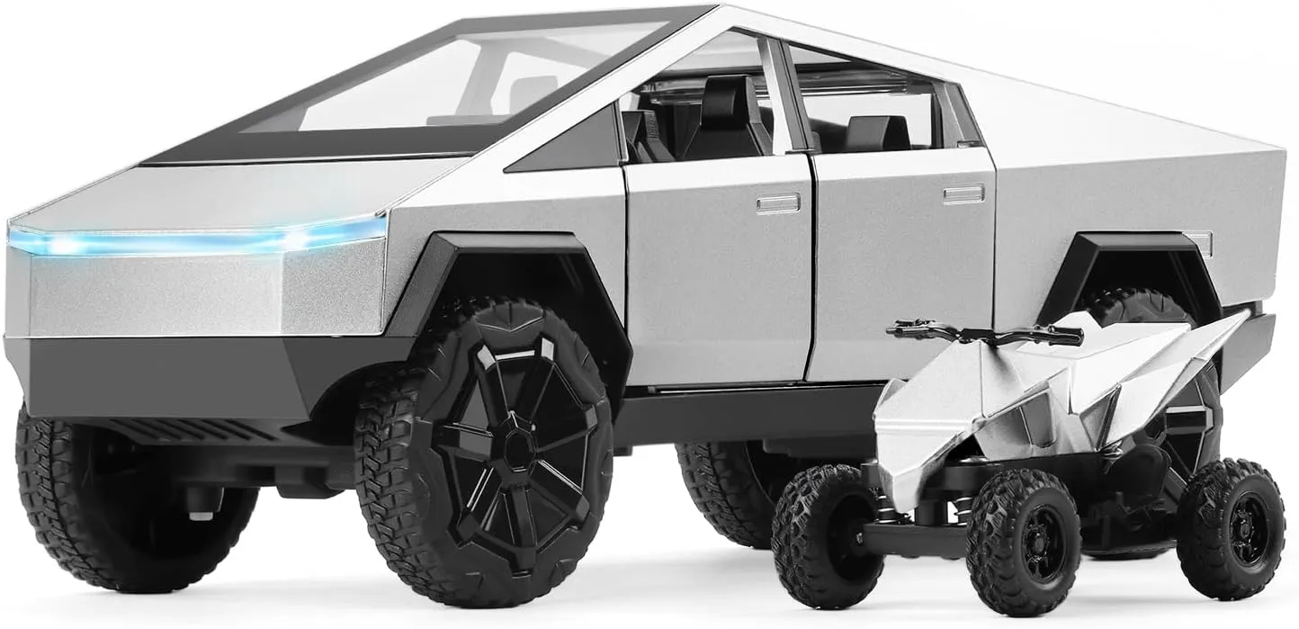 Toy Truck with Light and gnaw mechanic cashier coriander auditory Music$Toy for Kids Ages 4-8 Gift or Truck Toy Collection SASBSC Toy Car Pickup Truck for Kids Age 8-12 with Beach Motorcycle$ 1/24 Scale 