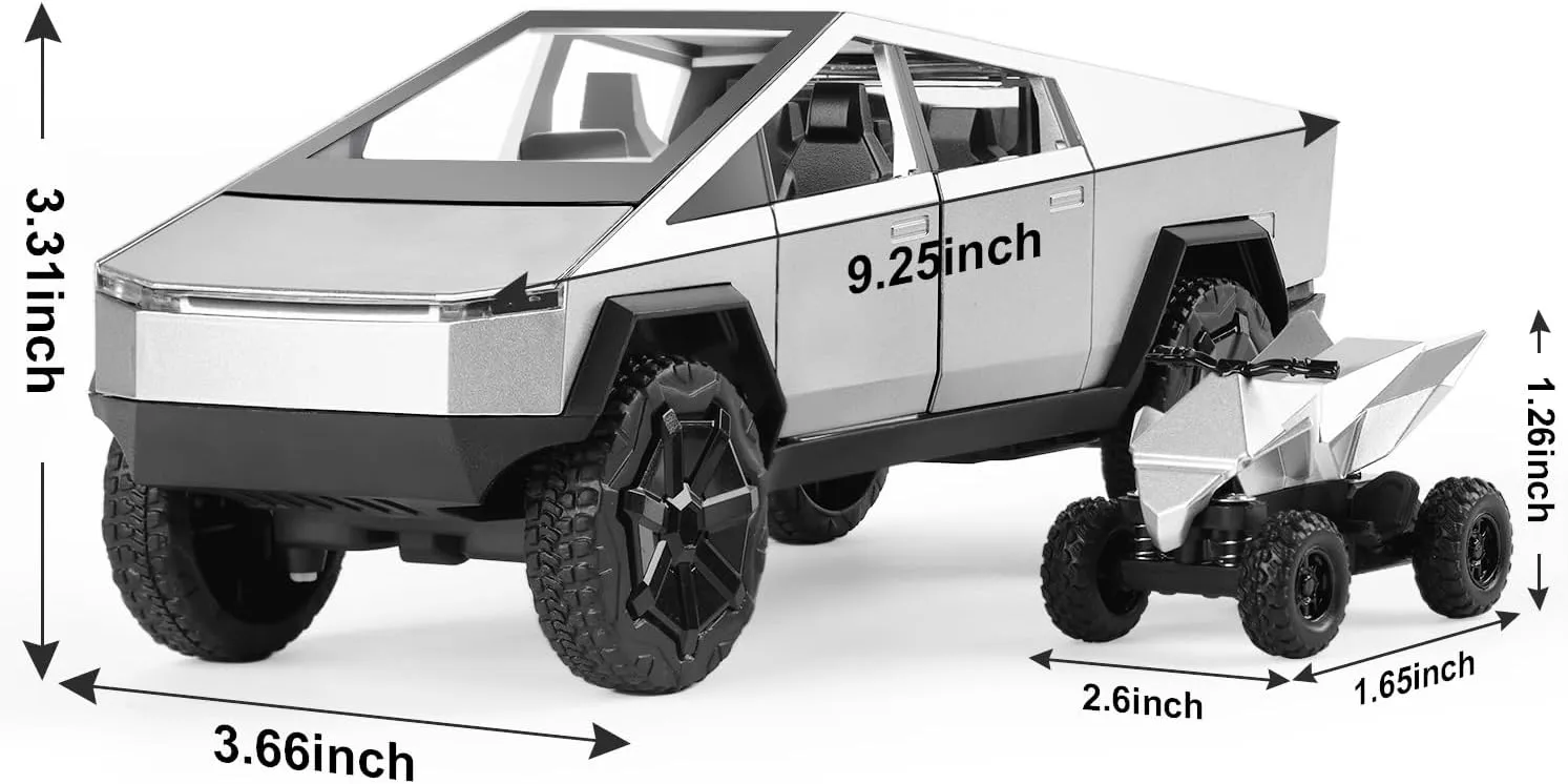 Toy Truck with Light and gnaw mechanic cashier coriander auditory Music$Toy for Kids Ages 4-8 Gift or Truck Toy Collection SASBSC Toy Car Pickup Truck for Kids Age 8-12 with Beach Motorcycle$ 1/24 Scale 