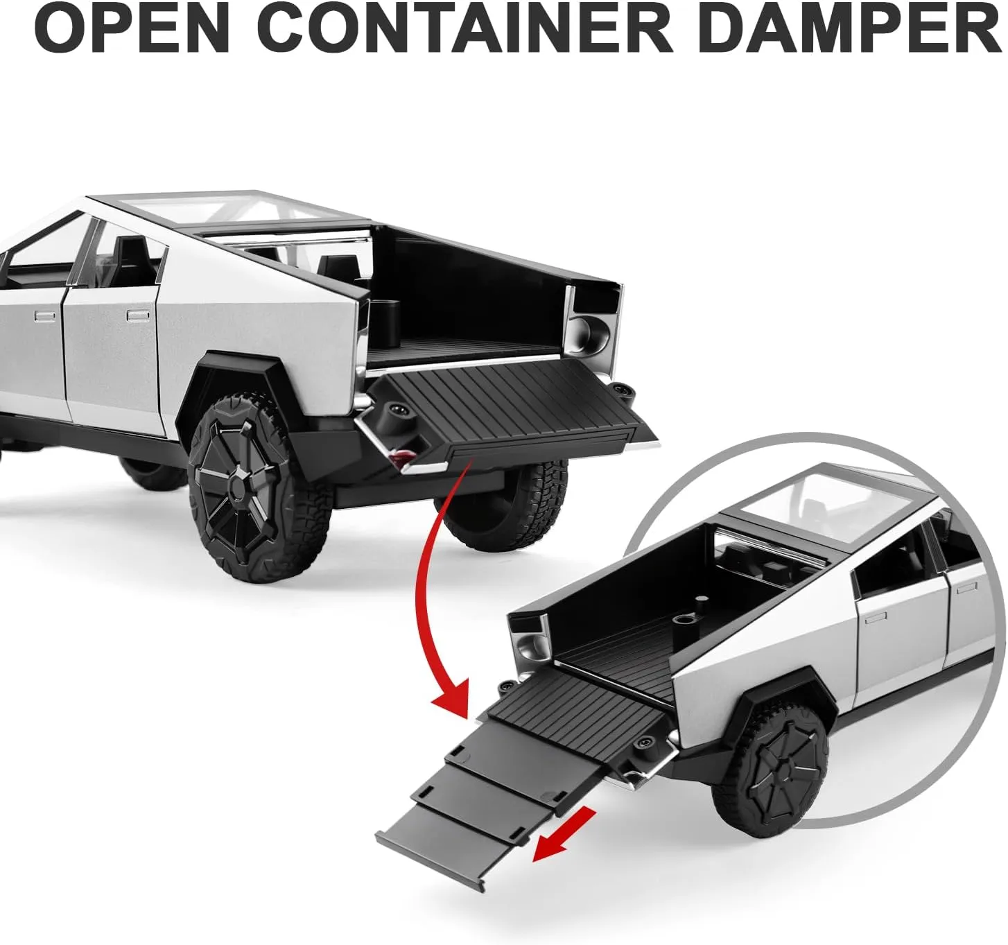 Toy Truck with Light and gnaw mechanic cashier coriander auditory Music$Toy for Kids Ages 4-8 Gift or Truck Toy Collection SASBSC Toy Car Pickup Truck for Kids Age 8-12 with Beach Motorcycle$ 1/24 Scale 