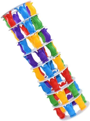 Toys Fine Motor Skill Balancing facelift Board Games Family Games TOYANDONA Penguin Building Block Toy Penguin Stacking Tower Creative Stacking 
