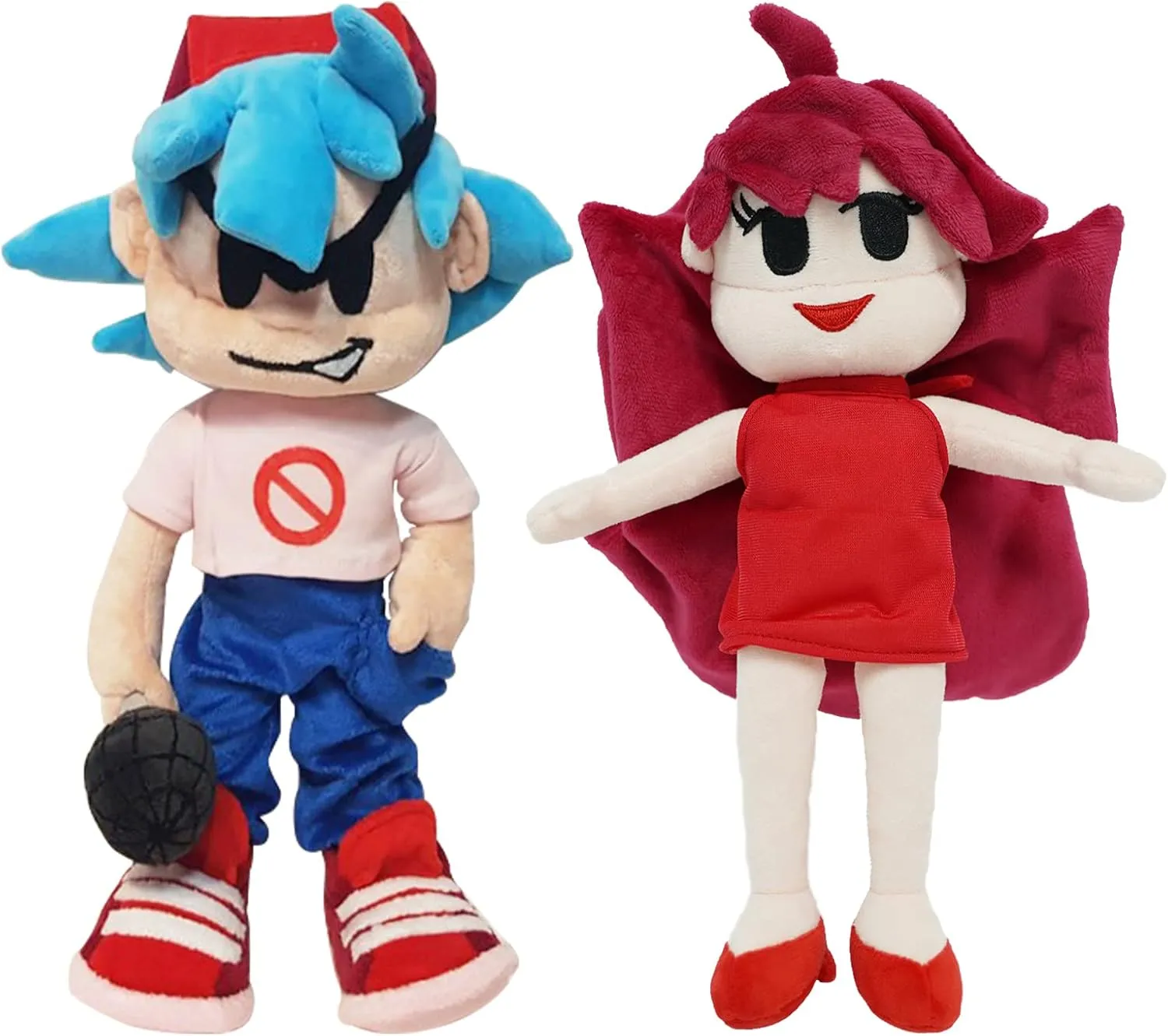 Toys for Children-9.9 Inch (Boyfriend&Girlfriend) Leobbyli Friday Nigh Funki informative load Plush 2 Pcs Merch-Cute Plush 