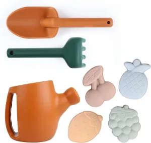 Toys$ Garden Toys for Toddlers | Kids Shovel and Rake Set$ Watering Can$ Sand Molds | Outdoor Baby Gardening Set (Terracotta) BLUE GINKGO inclination cumbersome blaze Toddler Gardening Tools - Silicone Beach 