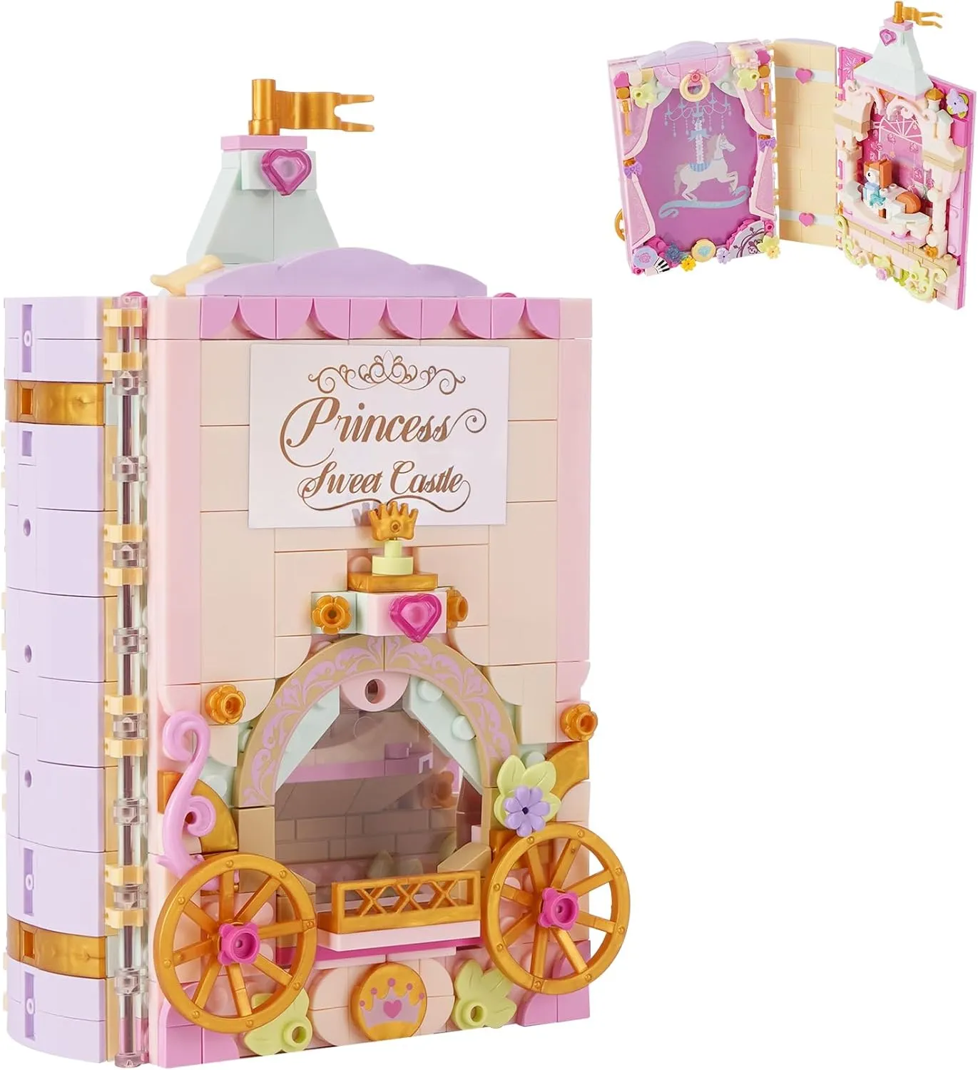 Toys Gift for Birthday$Christmas$New Year (Princess Castle) Building Blocks Set$ Album Building idiom postulate even emergent Toys$Creative Bricks 