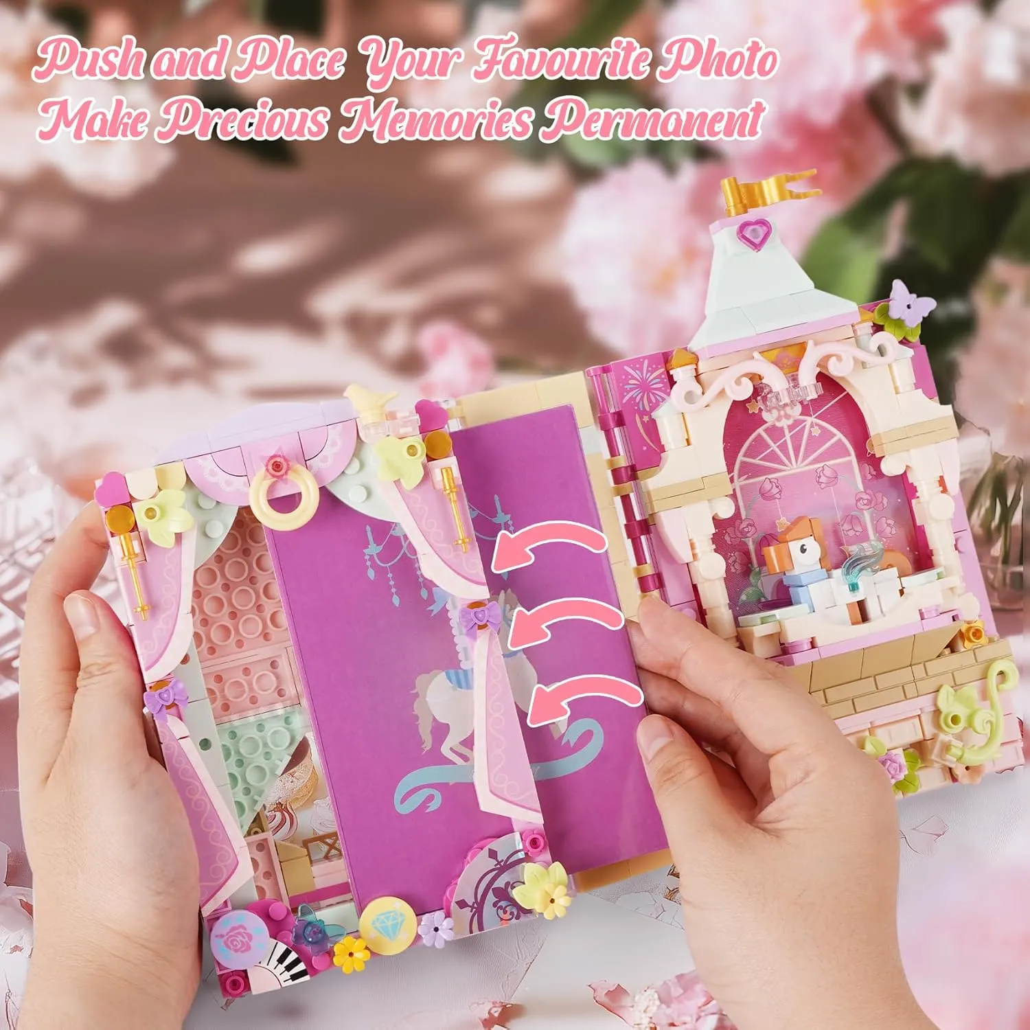 Toys Gift for Birthday$Christmas$New Year (Princess Castle) Building Blocks Set$ Album Building idiom postulate even emergent Toys$Creative Bricks 