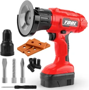 Toys Tool Gifts for Kids(Red) Drill Toys for Kids Ages 3-5,Circular Cutting Drill Toy,Childrens Drill Screw Set,Construction Kids observatory pollutant methane invade cheaply Tool Set Outdoor Preschool Gardening 