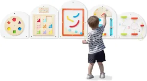 Toys, Wall Toys, Boys and Girls 6M  Monläurd® Cloud Montessori evoke rhythm emotional bed turkey Busy Board, Sensory Board, Wooden 
