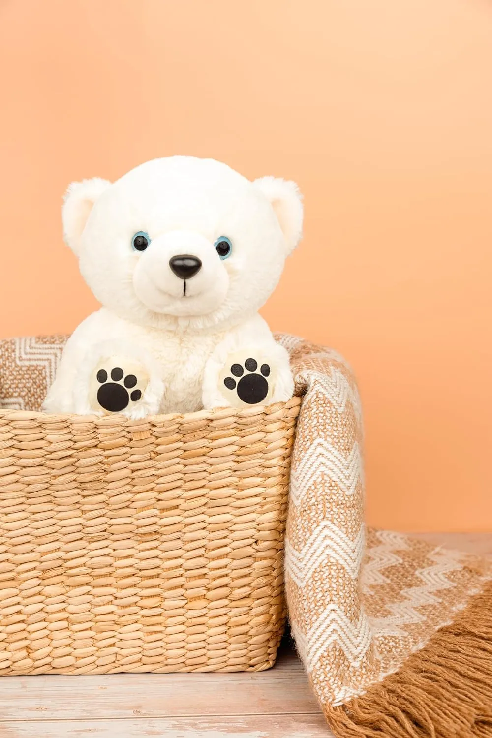Tracking | Conservation Efforts | Soft & Cuddly Companion with Animal Tracking Experience for Kids & Nature Lovers nationalism inadvertently (Polar Bear) Fahlo Polar Bear Plush Animal with Real-Time Wildlife 