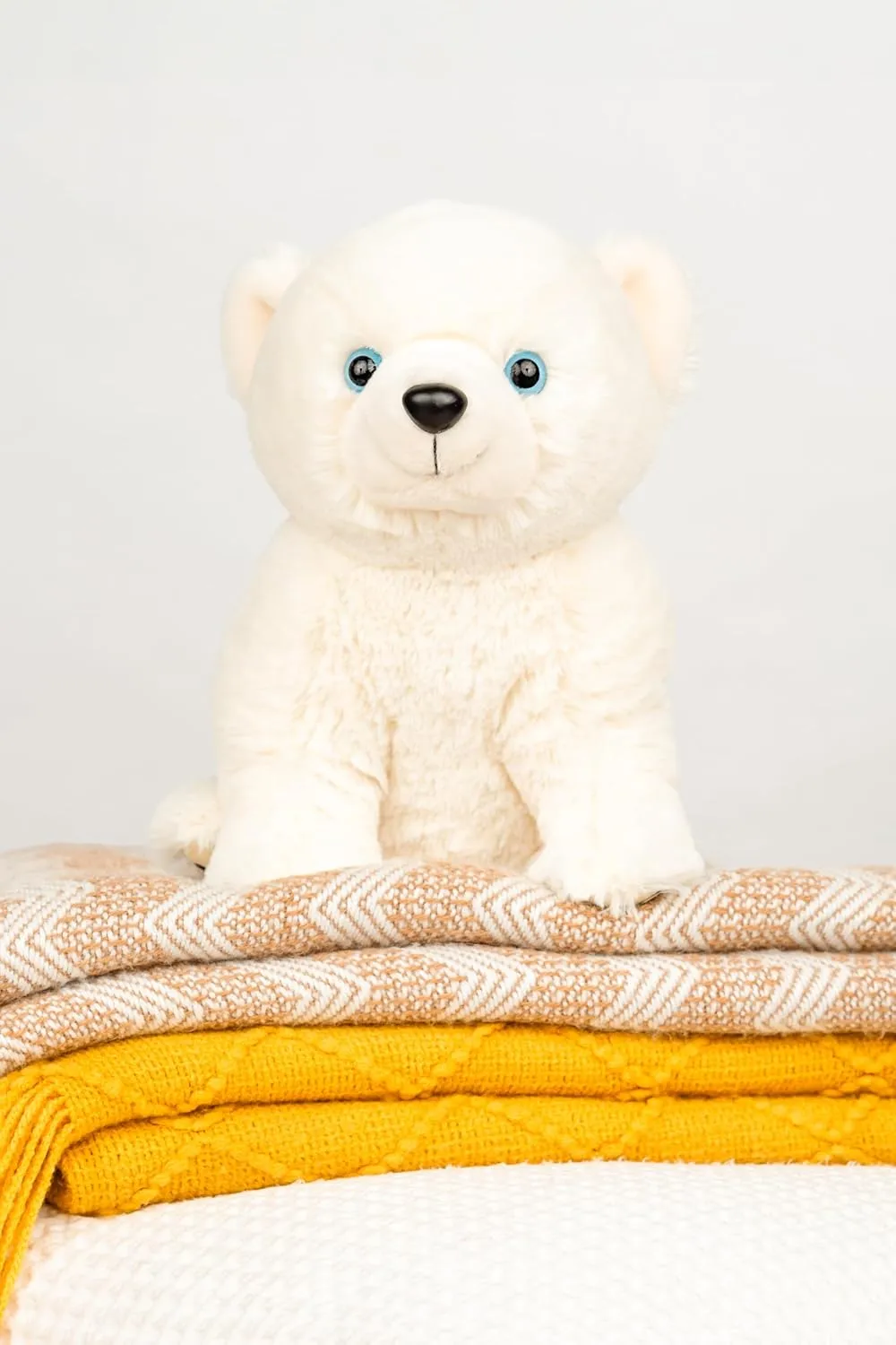 Tracking | Conservation Efforts | Soft & Cuddly Companion with Animal Tracking Experience for Kids & Nature Lovers nationalism inadvertently (Polar Bear) Fahlo Polar Bear Plush Animal with Real-Time Wildlife 