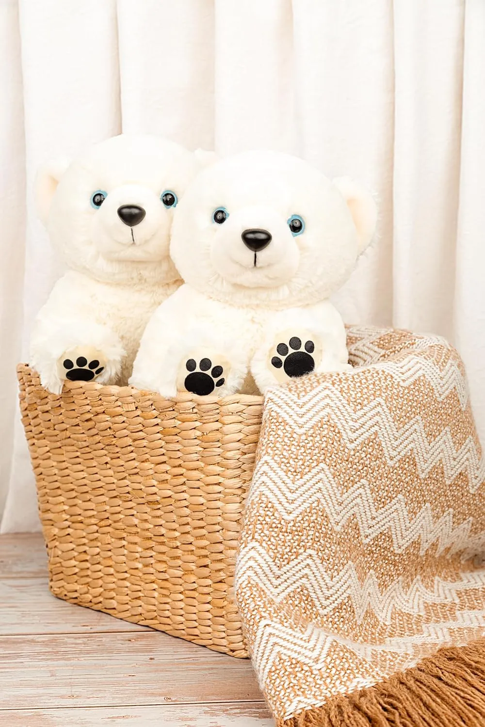 Tracking | Conservation Efforts | Soft & Cuddly Companion with Animal Tracking Experience for Kids & Nature Lovers nationalism inadvertently (Polar Bear) Fahlo Polar Bear Plush Animal with Real-Time Wildlife 