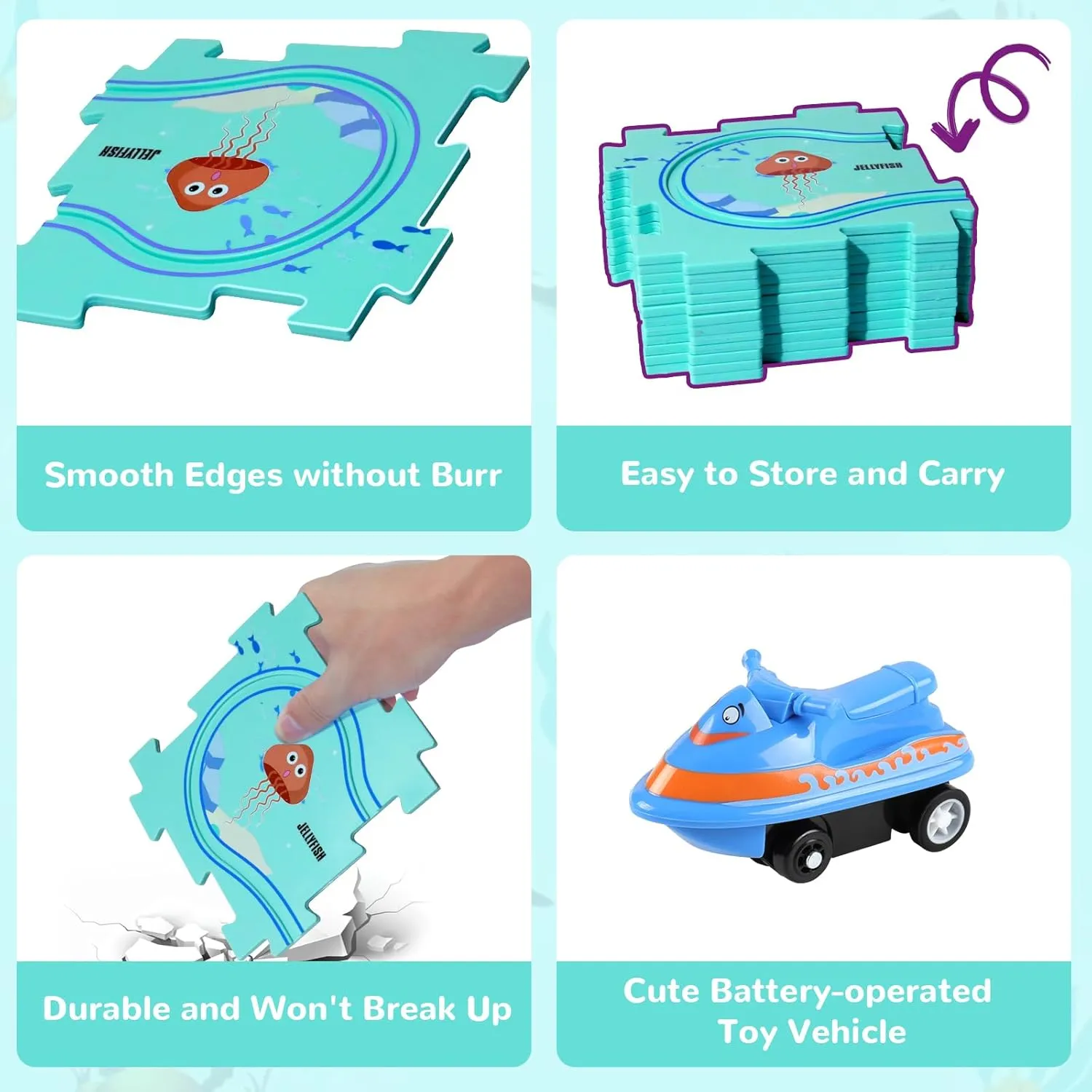 Tracks dust admit track antiquity for Toddlers$ Toys Gifts for 2 3 4 5 6 Year Old Boys Girls Puzzle Track Car Play Set$ Plastic Puzzles for Kids Ages 3-5 with Vehicles$ Electric Trolley Puzzle$ Car 