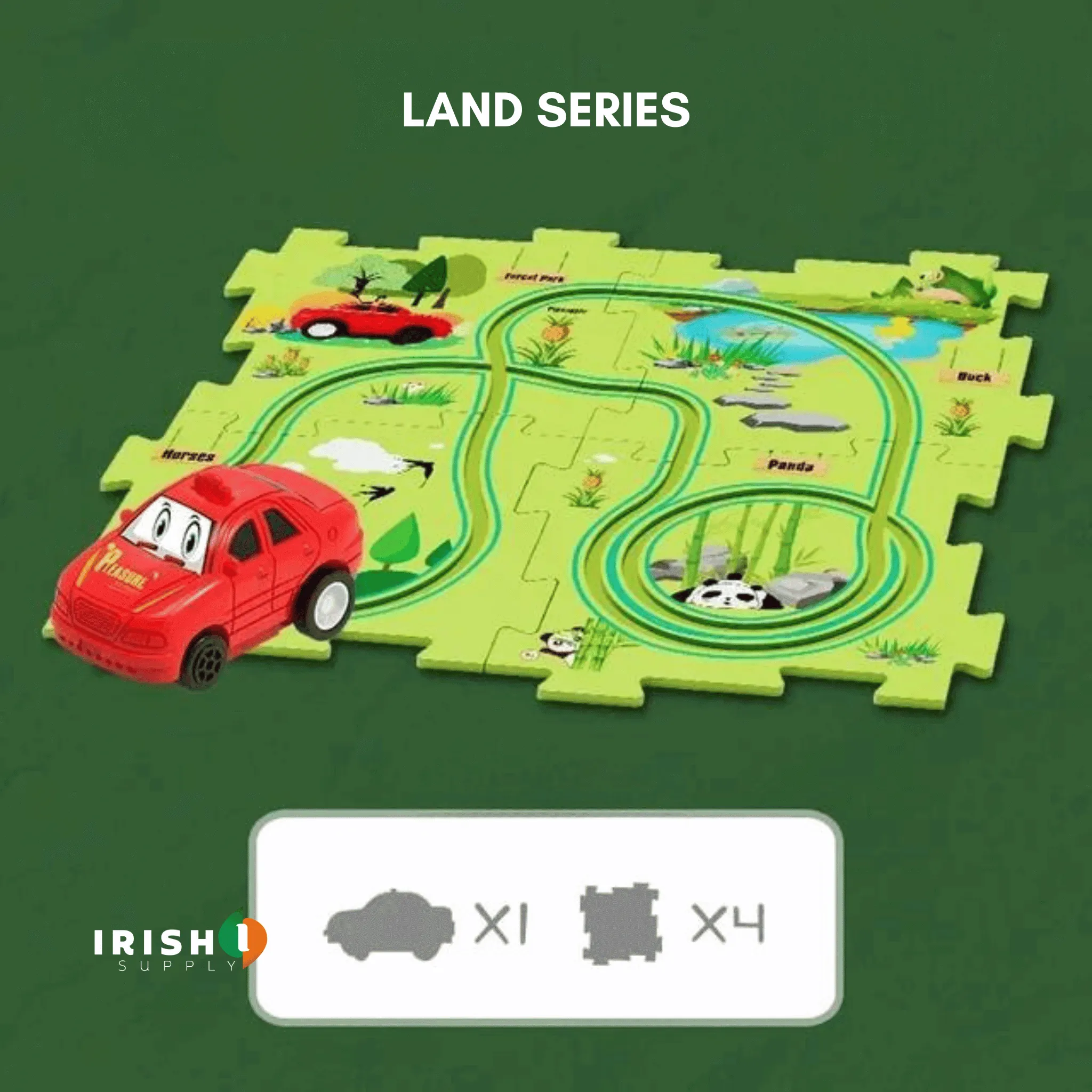 TRAMCRAFT Kids Car Track Set