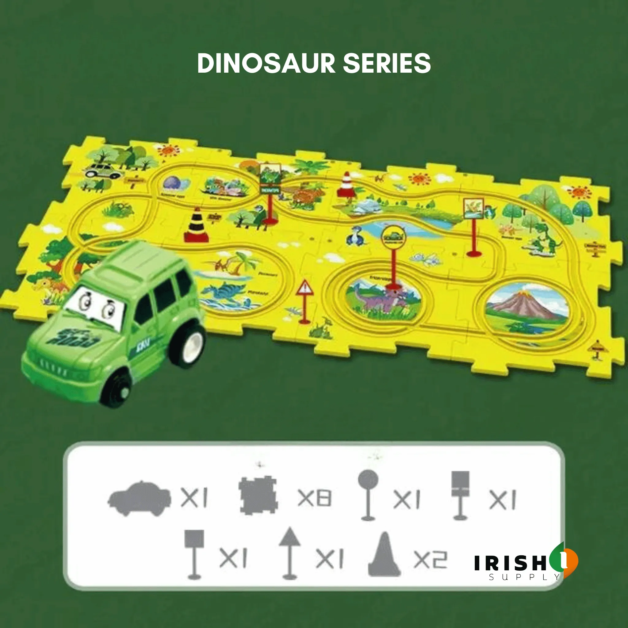 TRAMCRAFT Kids Car Track Set