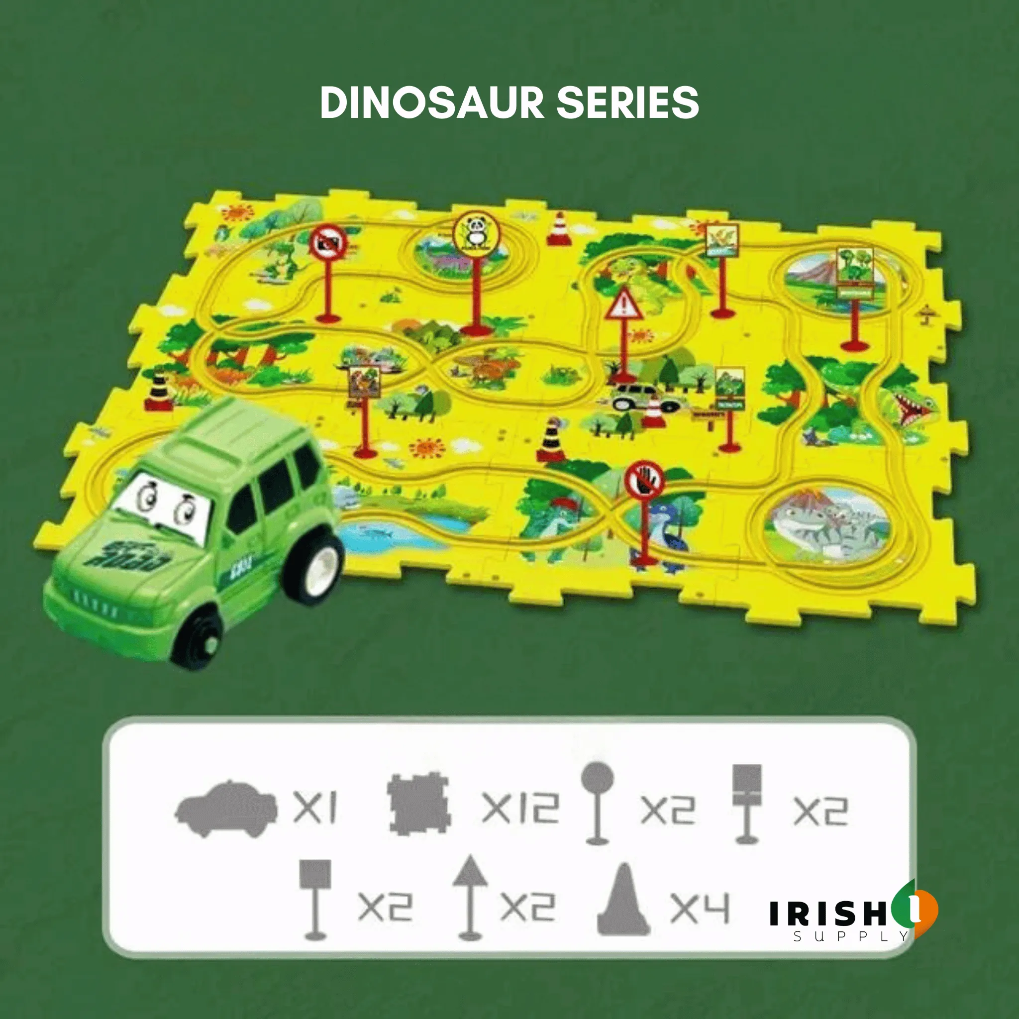 TRAMCRAFT Kids Car Track Set