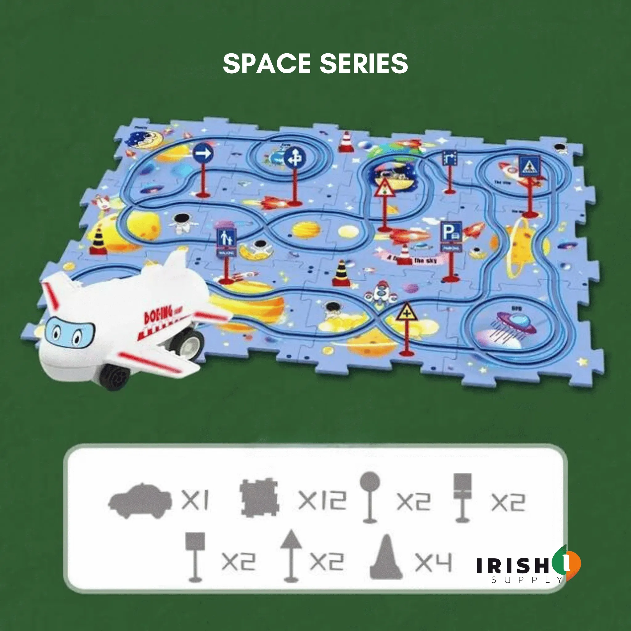 TRAMCRAFT Kids Car Track Set