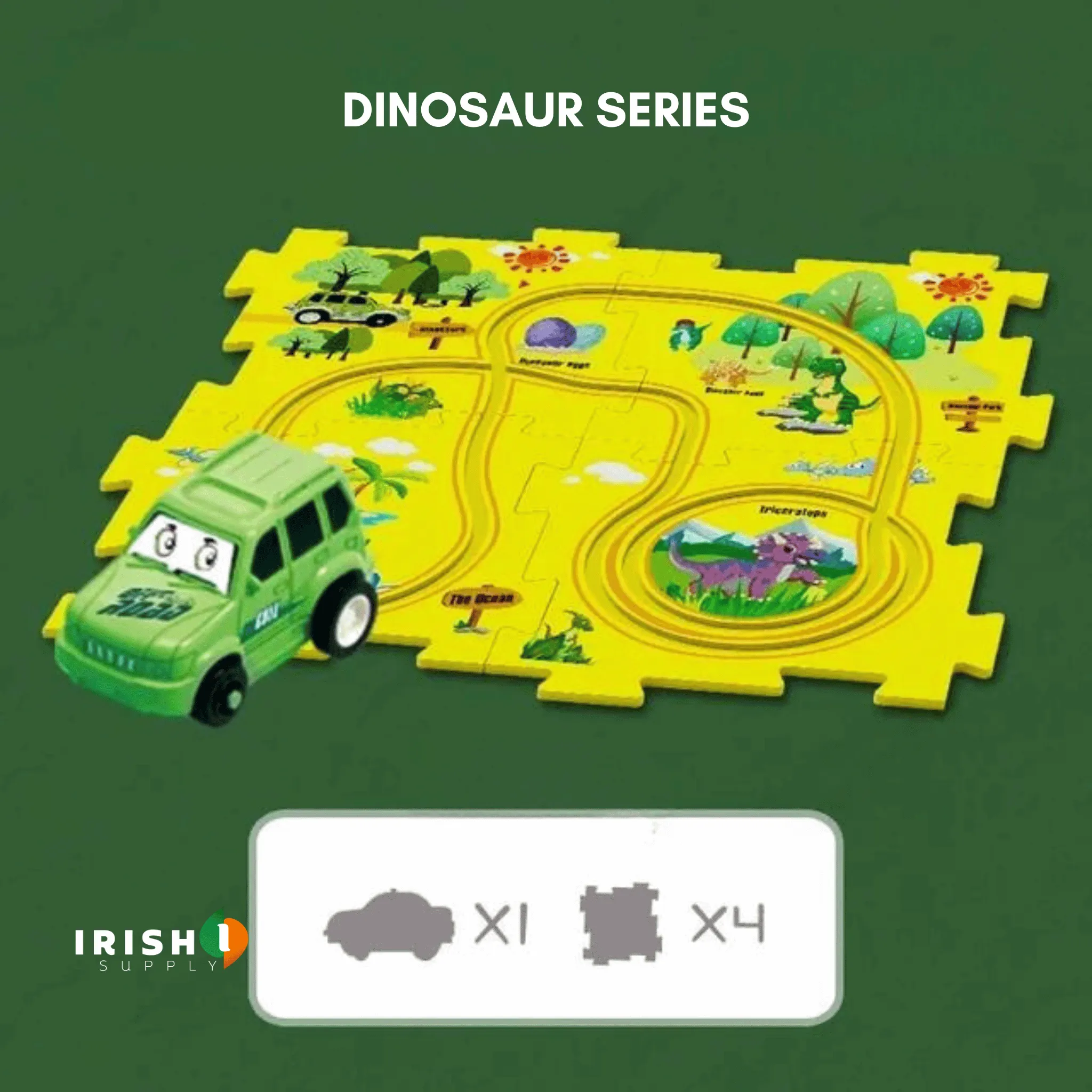 TRAMCRAFT Kids Car Track Set