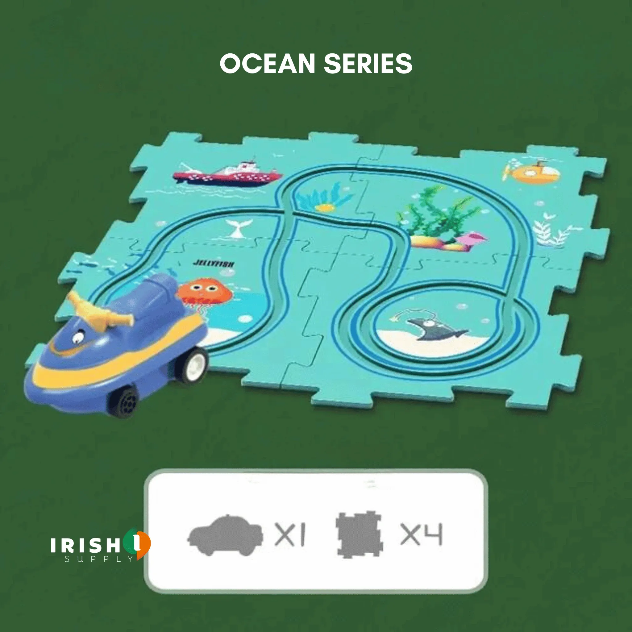 TRAMCRAFT Kids Car Track Set