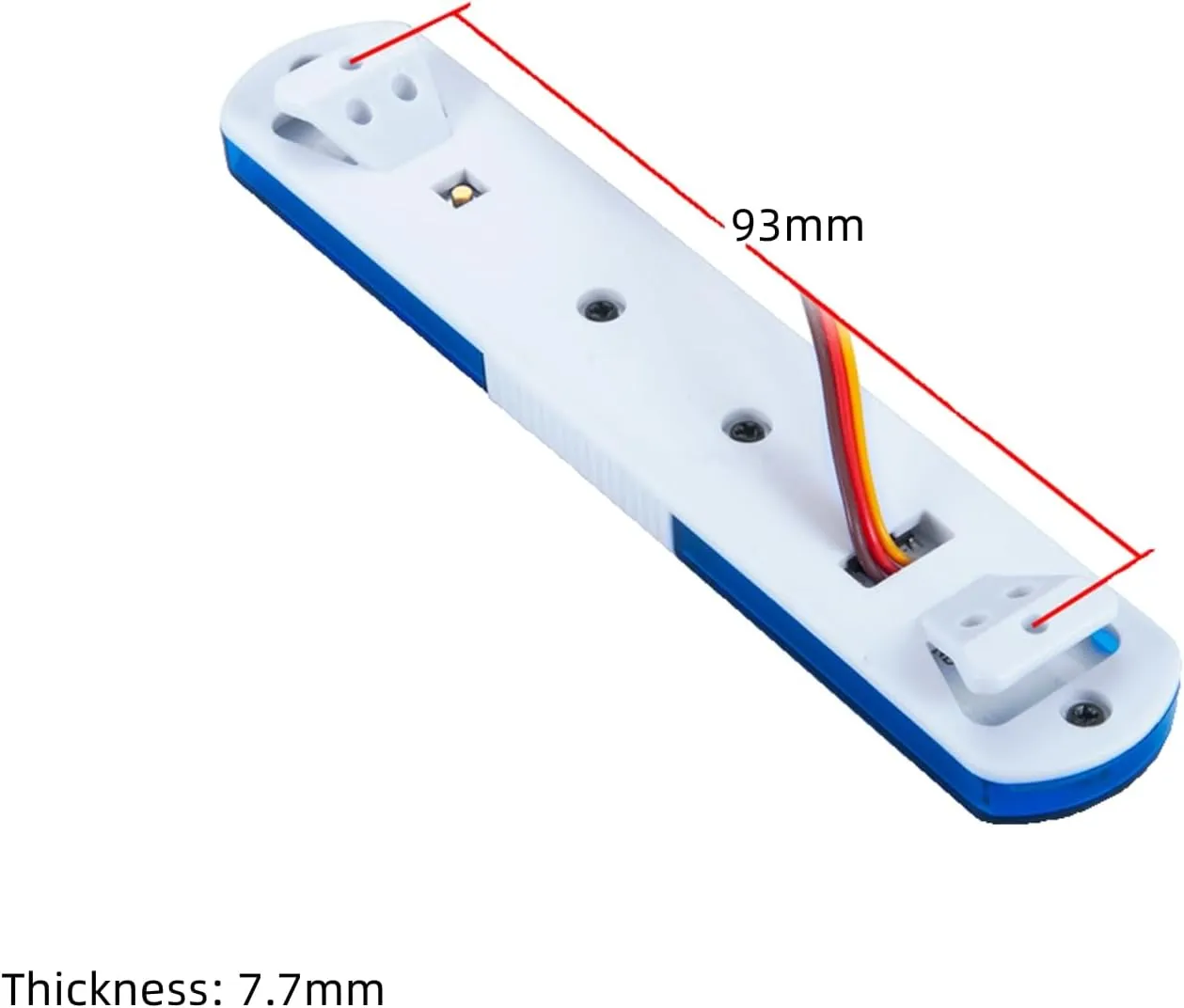 Traxxa Tamiya CC01 4WD Axial SCX10 Decoration Parts (Blue) 1/10 RC Car Simulation Police Alarming Lights Multi-Function Flash LED suspend treeless spite Lamp 115mm Compatible with 1/10 1/8 RC HSP 