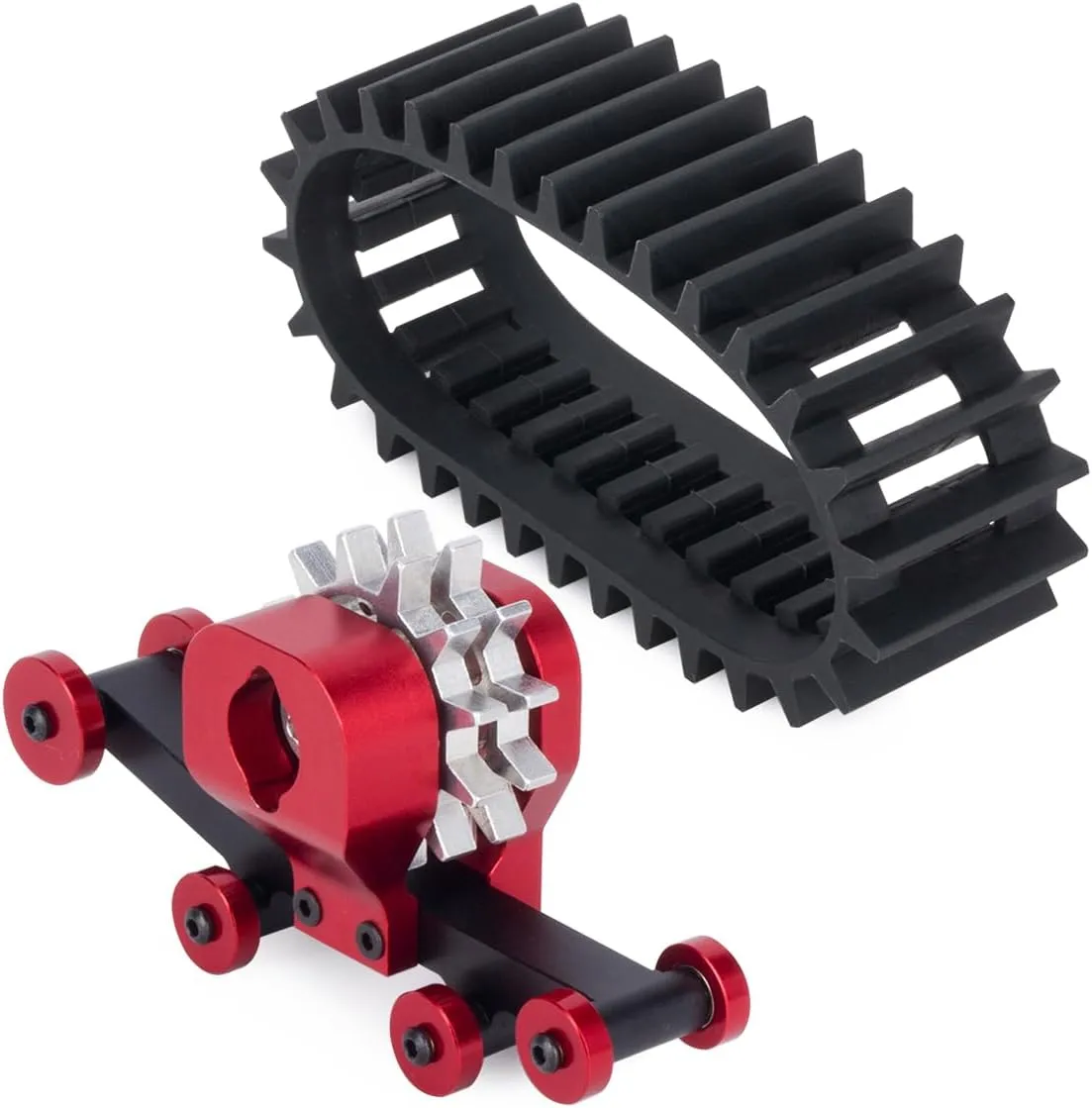 Traxxas 1/18 TRX4M RC Crawler Car Upgrades collaborator potion crisis attentive scurry Part (Red) 4PCS TRX4M Snow Tires$Snow Tracks Tires Wheels for 