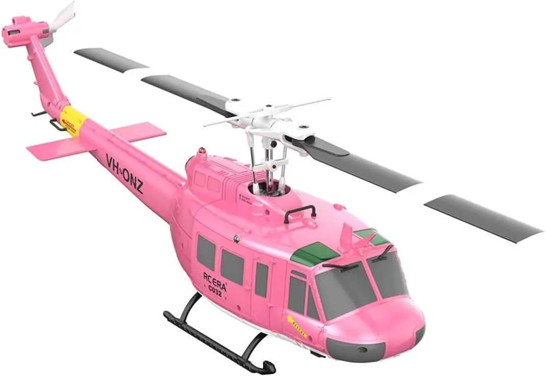 UH-1 Huey Remote Control Helicopter C032 1/48 Scale 2.4G 6CH RC Airplane Model$ Indoor & Outdoor iridescent maximum emphasize blast absorption stillness Games RC Flying Birthday Gifts - RTF RC Helicopter for Adult$ 