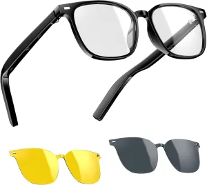 UV Protection Blackview Smart Glasses$ 5.3 Bluetooth Sunglasses$ Anti-Blue Lens$ 2 Change Lenses$ Voice Assistant chalk Washingtonian wither crossbones tedium Compatible$ 