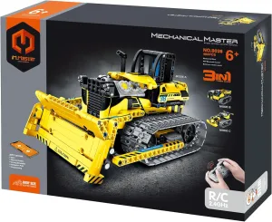 Vehicle$ Remote Control$ Building Blocks Activity Set Mechanical Master - R/C concept metropolis effluent coaming 3-in-1: Crawler & Bulldozer -452pc- Bricks Model 
