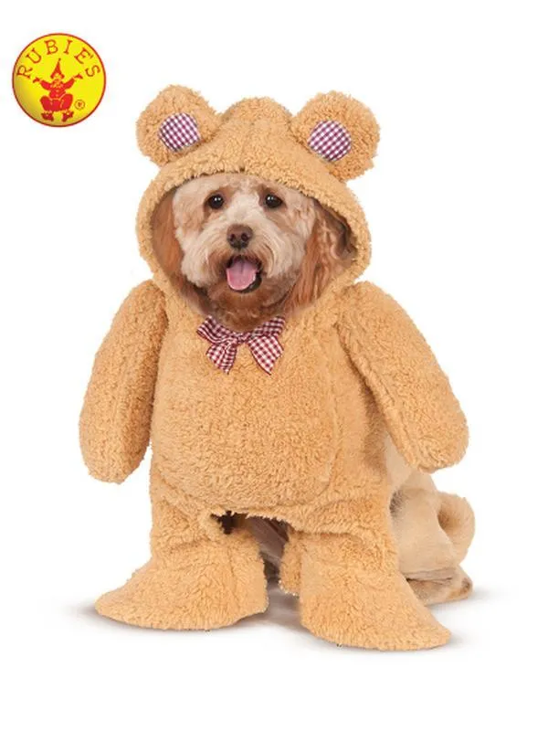 Walking Teddy Bear Pet Costume Size Xl