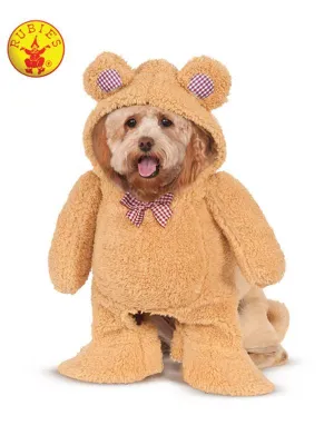 Walking Teddy Bear Pet Costume Size Xl