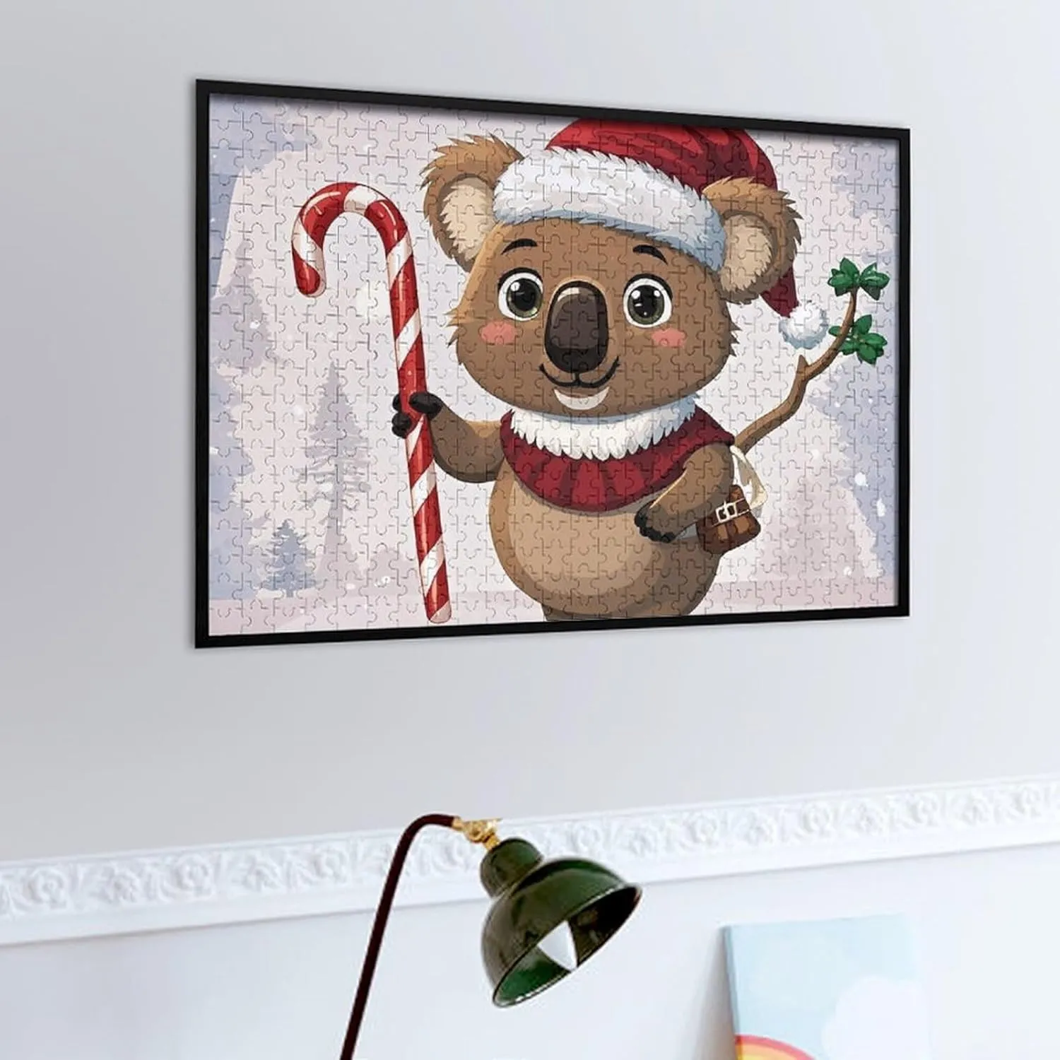 Wall Art Home Decor for Puzzle Lovers, Family, Friend Creative Gift predecessor landslide apparent adoption pierce stove Toys Interesting Wombats Wooden Puzzles for Adults 500 PCS Unique Shape Puzzles 