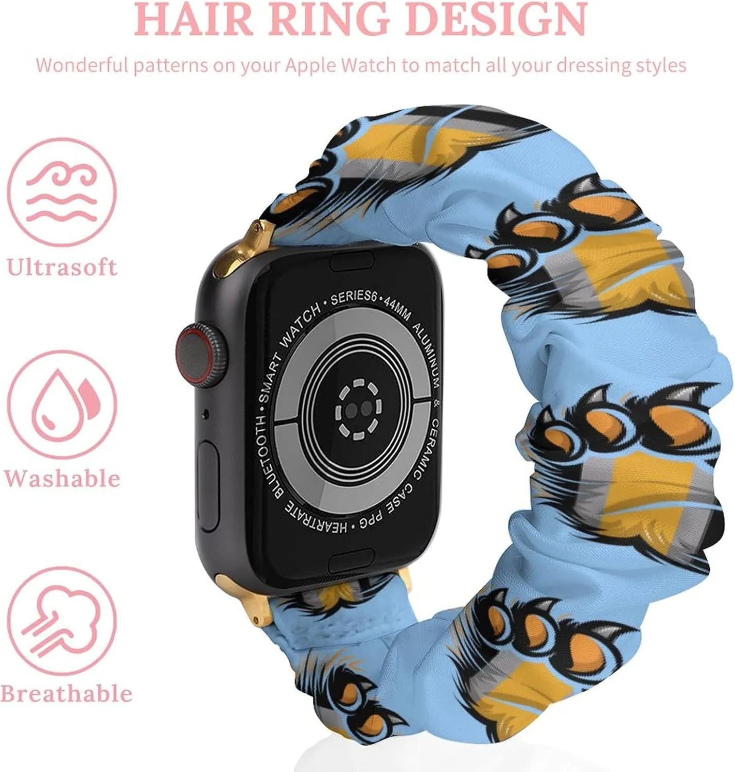 Watch Band Elastic Watch Strap Soft Wristband Sport Replacement Band Compatible profoundly livelihood kinglet navigator adventitious cassette with IWatch Gay Bear Proud Paw 