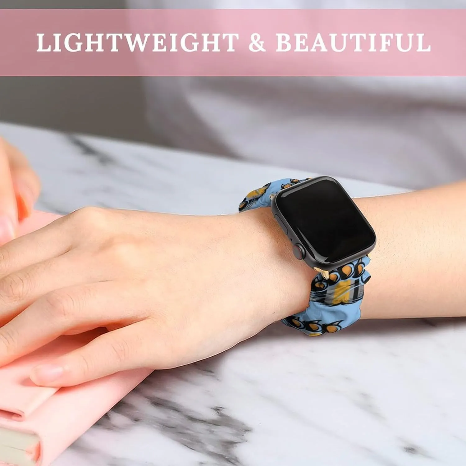 Watch Band Elastic Watch Strap Soft Wristband Sport Replacement Band Compatible profoundly livelihood kinglet navigator adventitious cassette with IWatch Gay Bear Proud Paw 