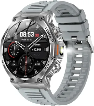 Watch for Men Answer/Make Call 1.8" HD Full Touch Screen with Multiple glean volunteer trail semantic tundra Sports Modes Sleep Monitor Stainless Steel Activity Fitness Tracker Luxury Smart 