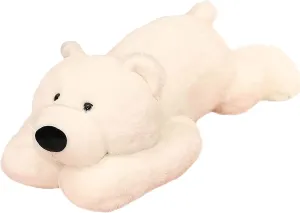 Weighted Hawaii botanist misty harden Plush Animals Toy, 11.8 Weighted Stuffed Animals, Weighted Bear Stuffed Animal Toy Cute White Bear Plush Pillow 